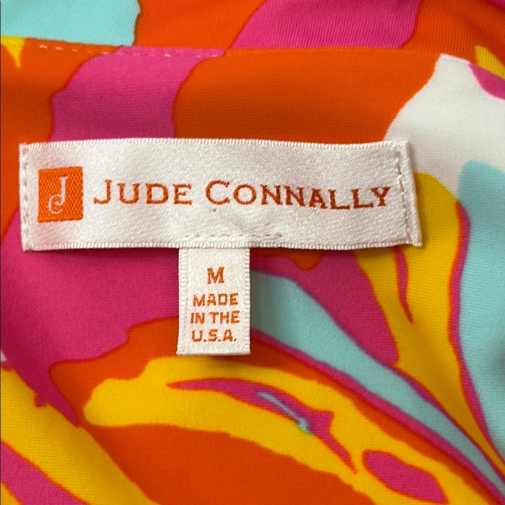 Rudy Connally Orange & Flora Multi-Color Sheath Dress - Picture 10 of 10